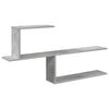 vidaXL Falpolc Betonsz&uuml;rke 122 x 18 x 60 cm Szerelt Fa