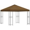 vidaXL Pavilon 3 x 3 m T&oacute;psz&iacute;nű Poli&eacute;szter &eacute;s ac&eacute;l 190 gsm
