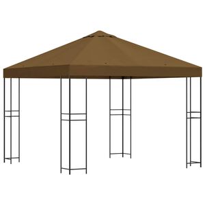 vidaXL Pavilon 3 x 3 m T&oacute;psz&iacute;nű Poli&eacute;szter &eacute;s ac&eacute;l 190 gsm