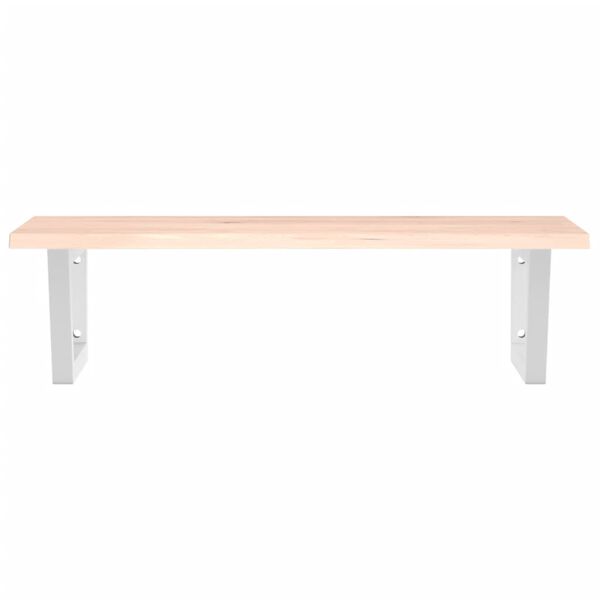 vidaXL ac&eacute;l &eacute;s t&ouml;m&ouml;r t&ouml;lgyfa falra szerelhető mosd&oacute;polc