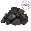 vidaXL fekete vulkanikus kőzetek 5-8 cm 25 kg