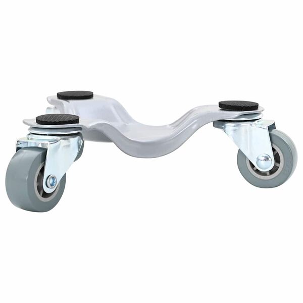 vidaXL 4 db bútorgörgő, 16 x 14,5 x 5,5 cm, acél, 180 kg