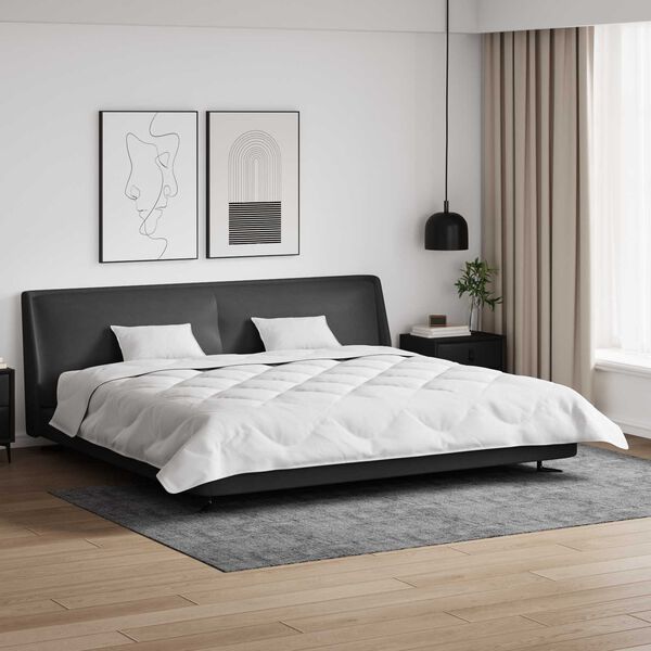 vidaXL T&eacute;li takar&oacute; p&aacute;rn&aacute;val 3 pcs Feh&eacute;r Mikrosz&aacute;l