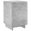 vidaXL &Eacute;jjeliszekr&eacute;ny Betonsz&uuml;rke 33,5 x 34,5 x 50 cm Szerelt Fa