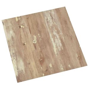 vidaXL &Ouml;ntapad&oacute;s Padl&oacute; Panelek Barna &eacute;s feh&eacute;r 30,5 x 30,5 cm 20 db PVC