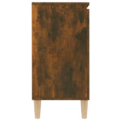 vidaXL füstös tölgyszínű szerelt fa tálalószekrény 103,5 x 35 x 70 cm