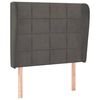 vidaXL s&ouml;t&eacute;tsz&uuml;rke b&aacute;rsony fejt&aacute;mla sz&aacute;rnyakkal 93 x 23 x 118/128 cm