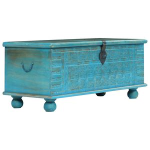 vidaXL k&eacute;k t&ouml;m&ouml;r mang&oacute;fa t&aacute;rol&oacute;l&aacute;da 100 x 40 x 41 cm