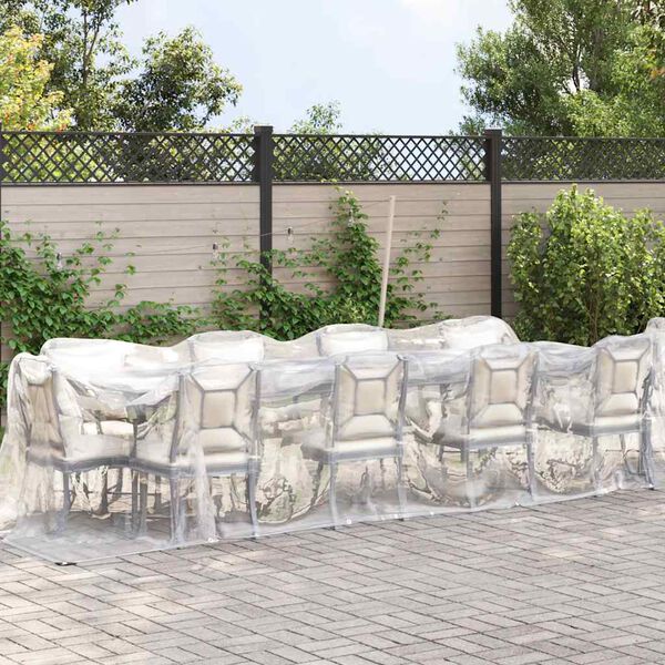 vidaXL &aacute;tl&aacute;tsz&oacute; ponyva lyukaszt&oacute;val 2x12 m polietil&eacute;n