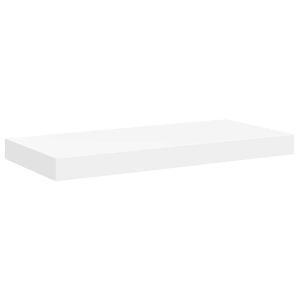 vidaXL feh&eacute;r MDF lebegő fali polc 50 x 23 x 3,8 cm