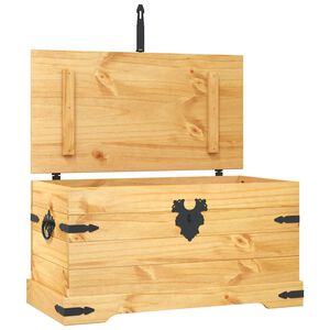 vidaXL mexik&oacute;i Corona-st&iacute;lus&uacute; fenyőfa t&aacute;rol&oacute;l&aacute;da 91 x 49,5 x 47 cm