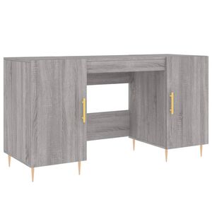 vidaXL sz&uuml;rke sonoma sz&iacute;nű szerelt fa &iacute;r&oacute;asztal 140x50x75 cm
