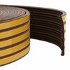 vidaXL &Ouml;ntapad&oacute; ablak t&ouml;m&iacute;t&eacute;s Barna 15 x 8 mm 100 m EPDM hab