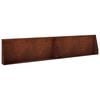 vidaXL T&aacute;mfal 2 db 100 x 12 x 30 cm Időj&aacute;r&aacute;s&aacute;ll&oacute; Ac&eacute;l Rozsd&aacute;s