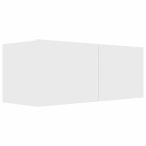 vidaXL feh&eacute;r szerelt fa TV-szekr&eacute;ny 80 x 30 x 30 cm