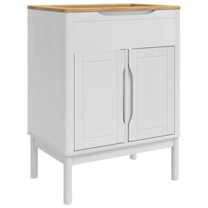 vidaXL F&uuml;rdőszobai mosd&oacute;szekr&eacute;ny FLORO Feh&eacute;r 60 x 40 x 80 cm
