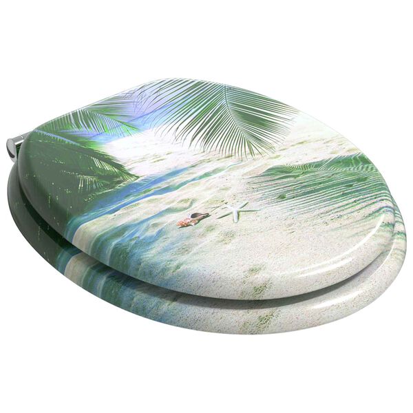 vidaXL L&aacute;gy z&aacute;r&oacute;d&aacute;s&uacute; WC &uuml;lőke Z&ouml;ld 44 x 38 cm MDF lap