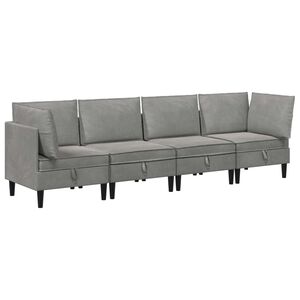 vidaXL Nappali b&uacute;tor szett 4 db Vil&aacute;gossz&uuml;rke B&aacute;rsony