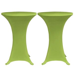 vidaXL 2 db ny&uacute;jthat&oacute; asztalter&iacute;tő 60 cm Z&ouml;ld