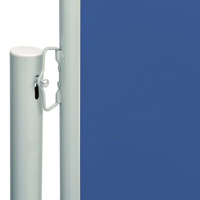 vidaXL kék behúzható oldalsó terasznapellenző 180 x 600 cm