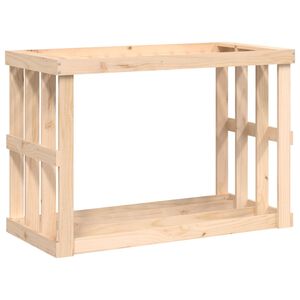 vidaXL t&ouml;m&ouml;r fenyőfa k&uuml;lt&eacute;ri r&ouml;nkt&aacute;rol&oacute; 108x52x74 cm
