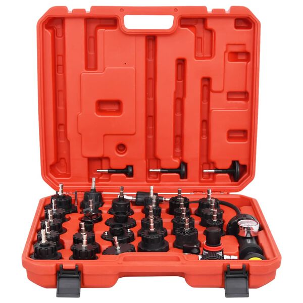 vidaXL 32 darabos univerzális autóvíztartály-nyomásmérő szett