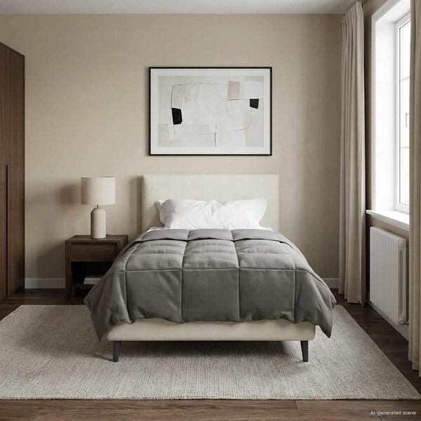 vidaXL Teljes &eacute;ves takar&oacute; Vil&aacute;gossz&uuml;rke 155 x 200 cm Mikrosz&aacute;l