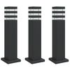 vidaXL 3 db fekete alum&iacute;nium k&uuml;lt&eacute;ri &aacute;ll&oacute;l&aacute;mpa 50 cm