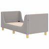 vidaXL Gyerek&aacute;gy keret fejt&aacute;ml&aacute;val Vil&aacute;gossz&uuml;rke 70 x 140 cm Boucl&eacute;