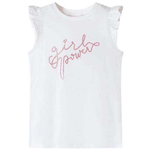 Ekr&uuml; sz&iacute;nű fodros ujj&uacute; gyerekp&oacute;l&oacute; 116