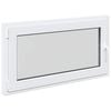 vidaXL Pinceablak RISOR 110 x 60 cm PVC &eacute;s &Uuml;veg Feh&eacute;r