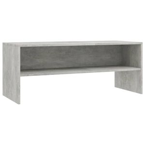 vidaXL betonsz&uuml;rke szerelt fa TV-szekr&eacute;ny 100 x 40 x 40 cm