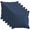 vidaXL P&aacute;rna huzat 6 pcs HOUTEN K&eacute;k 45 x 45 cm Műlensz&ouml;vet