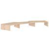 vidaXL t&ouml;m&ouml;r fenyőfa monitor&aacute;llv&aacute;ny 80x24x10,5 cm