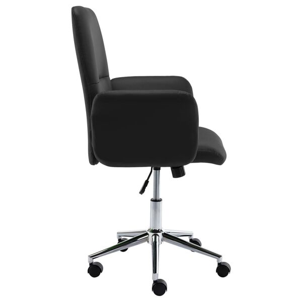 vidaXL fekete műbőr irodasz&eacute;k