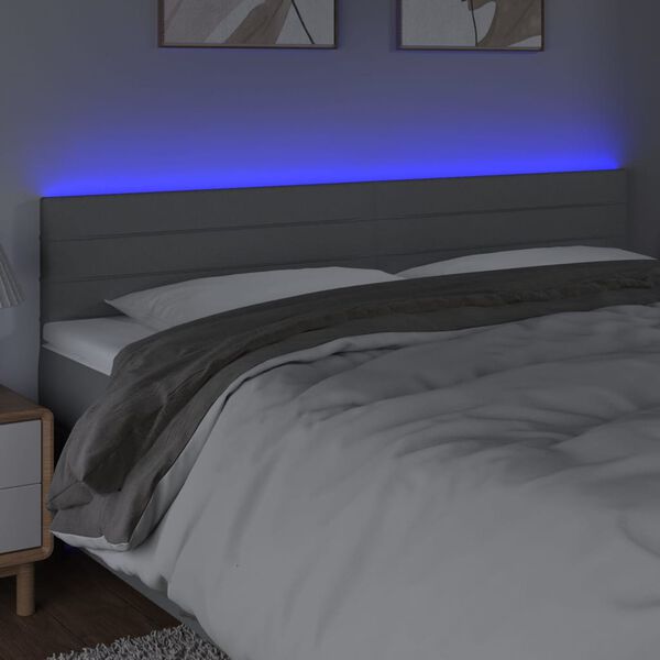 vidaXL vil&aacute;gossz&uuml;rke sz&ouml;vet LED-es fejt&aacute;mla 160x5x78/88 cm