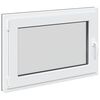 vidaXL Pinceablak RISOR 90 x 70 cm PVC &eacute;s &Uuml;veg Antracitsz&uuml;rke