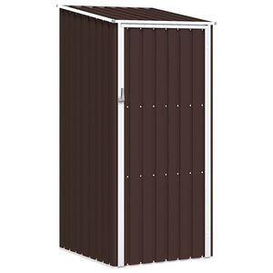 vidaXL barna horganyzott ac&eacute;l kerti f&eacute;szer 87 x 98 x 159 cm