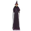 vidaXL F&uuml;ggő Halloween besz&eacute;lő boszork&aacute;ny Lila 216 x 125 cm Poli&eacute;szter
