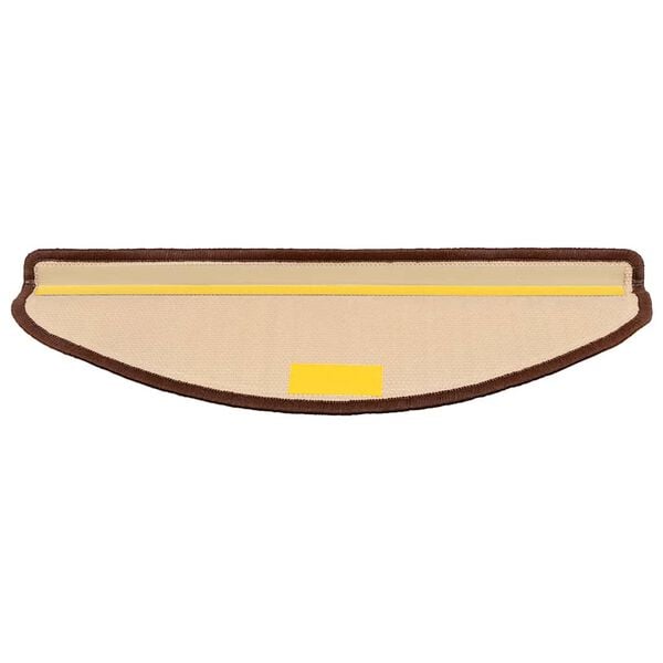 vidaXL 15 db barna &ouml;ntapad&oacute; l&eacute;pcsőszőnyeg 65 x 21 x 4 cm