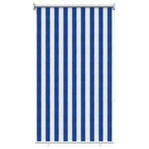 vidaXL K&uuml;lt&eacute;ri Rol&oacute; 90% UV Blokkol&aacute;s K&eacute;k &eacute;s Feh&eacute;r Cs&iacute;kos 80 x 140 cm