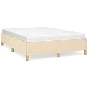 vidaXL kr&eacute;msz&iacute;nű sz&ouml;vet &aacute;gykeret matrac n&eacute;lk&uuml;l 140 x 190 cm