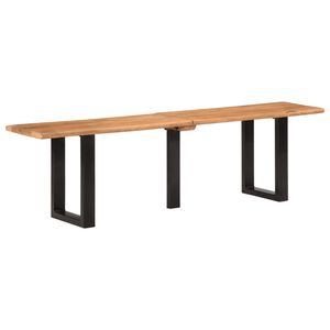 vidaXL t&ouml;m&ouml;r ak&aacute;cfa &eacute;s ac&eacute;l pad 160 cm