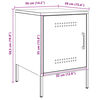 vidaXL 2 db antracitsz&uuml;rke ac&eacute;l &eacute;jjeliszekr&eacute;ny 36 x 39 x 50,5 cm