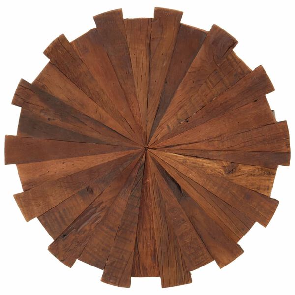 vidaXL 2 db tömör újrahasznosított fa és vas dohányzóasztal