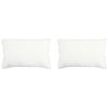 vidaXL P&aacute;rna 2 db 40 x 80 cm Bambusz rost Feh&eacute;r