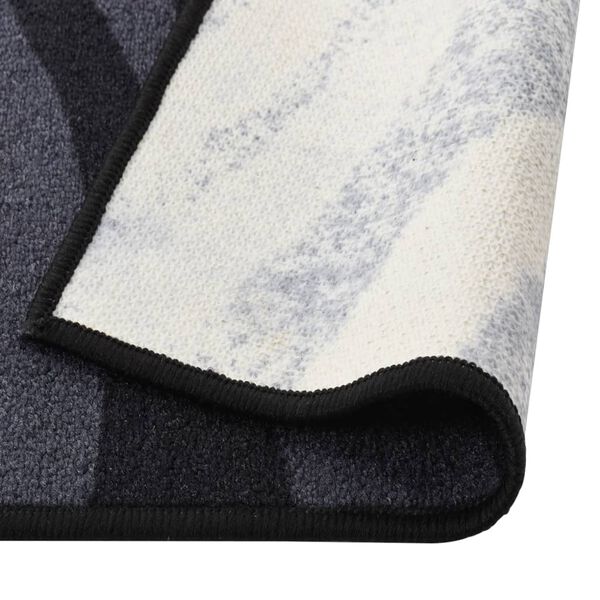 vidaXL fekete fut&oacute;szőnyeg 80 x 600 cm