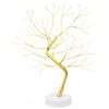 vidaXL Mini Starburst kar&aacute;csonyfa 2 db Arany 12 x 50 cm Ac&eacute;l 108 LED