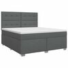 vidaXL Boxspring &aacute;gy matraccal S&ouml;t&eacute;tsz&uuml;rke 160 x 200 cm Sz&ouml;vet
