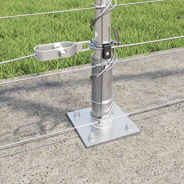 vidaXL Kerítésoszlop Galvanizált 50 x 1,2 m Acél